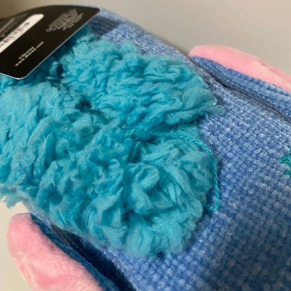 Disney Stitch Slippers Plush Sock Chenille Slip On House Shoes Size 5-10 Ohana - Picture 9 of 12